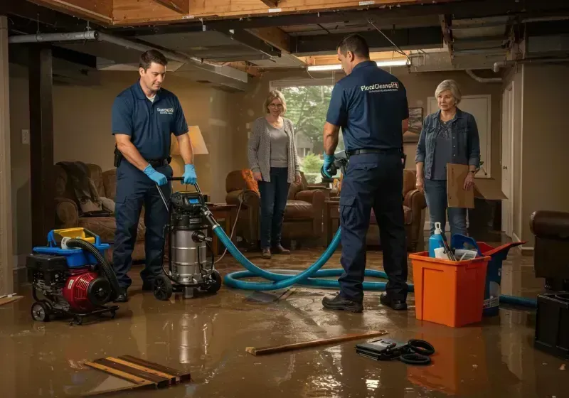 Basement Water Extraction and Removal Techniques process in Crestline, OH